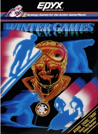Winter Games Atari 2600  box art